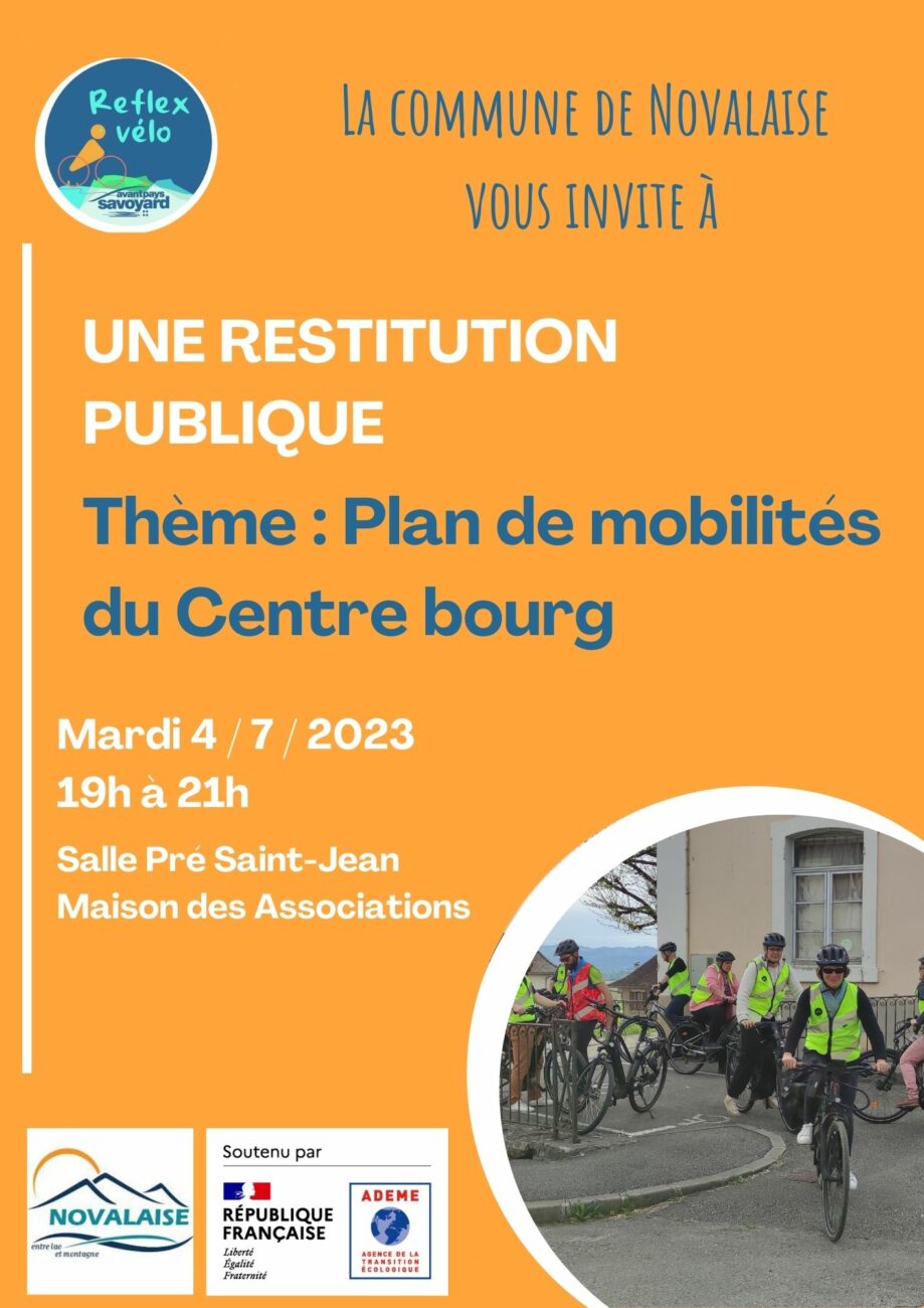 Restitution plan mobilités Novalaise