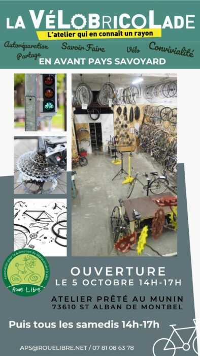 Ouverture d’un atelier d’auto réparation de vélo sur le territoire