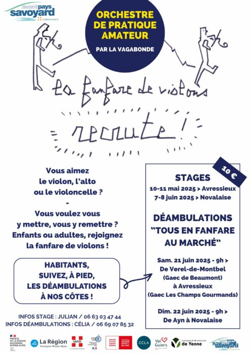 La fanfare de violons recrute !