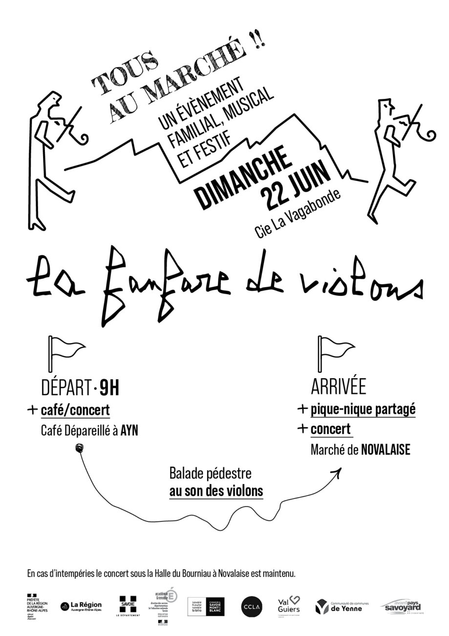 Tous en fanfare au marché ! – de Ayn à Novalaise
