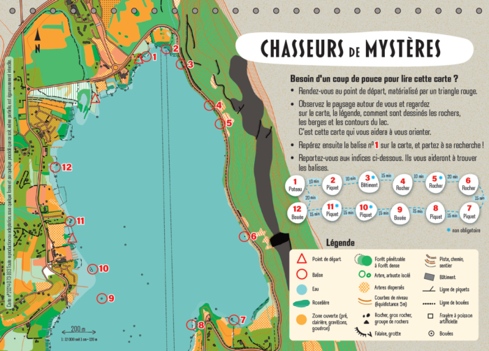 Parcours d’orientation lacustres